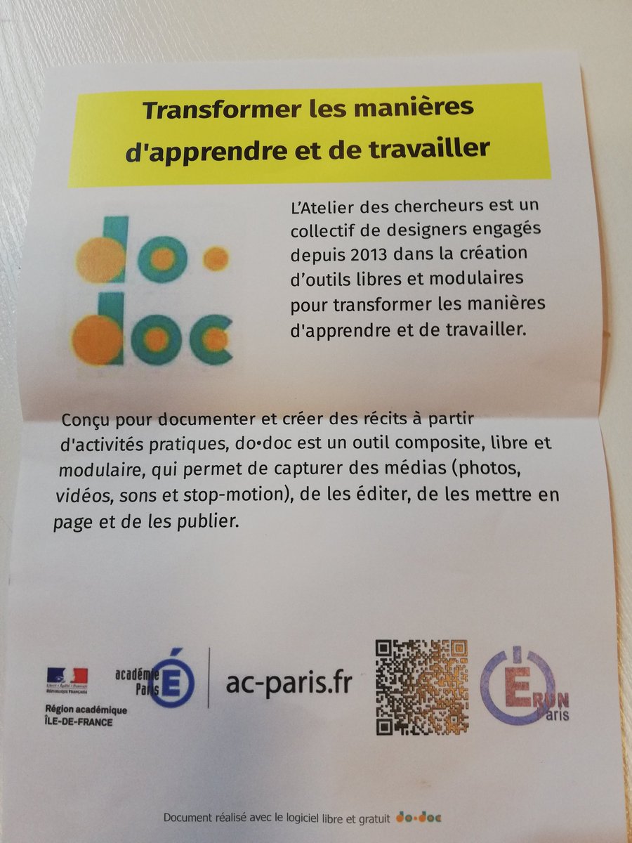 marylinebrosset's tweet image. A tester !! Ça a l&apos;air très intéressant !!!#dodoc #education