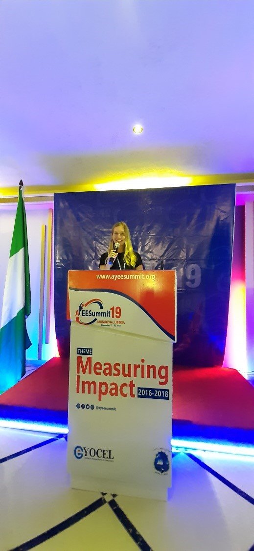 UNDPLiberia's tweet photo. Youth Summit sponsored by UNDP and partners highlights finding solutions to problems faced by young people, especially in Africa.
@AYEESummit @Yocel4Yocel @irlembliberia @SwedeninLiberia @europeaid #EuropeanUnion @UNDP_SDGs 

https://t.co/R5kwLwc90P https://t.co/3uXLM0NAsl