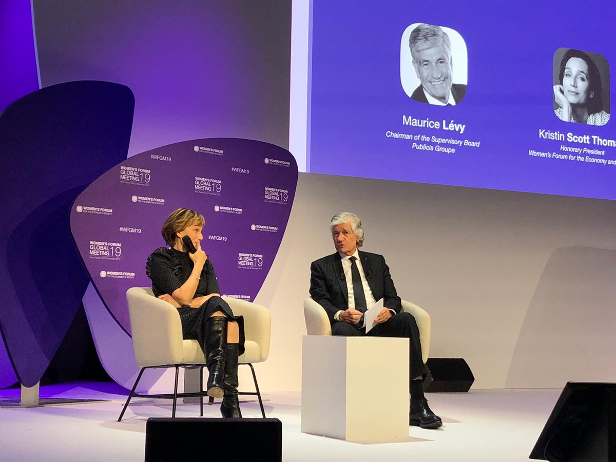 Womens_Forum's tweet photo. "When it comes to AI, the industry only includes around 10% of women" Maurice Lévy, Chairman of the Supervisory Board @PublicisGroupe. #women4inclusion #WFGM2019 https://t.co/CaCUC7J3tf