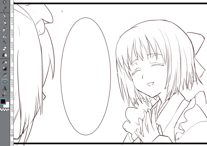 とりあえずかいてんだがこのコマのこの笑顔がなんか昔の同人系4コマとかでめちゃくちゃよく見ていた好きな作者の顔に寄っている気がするんだけど名前が全く思い出せなくてそれどころじゃなくなってきた 