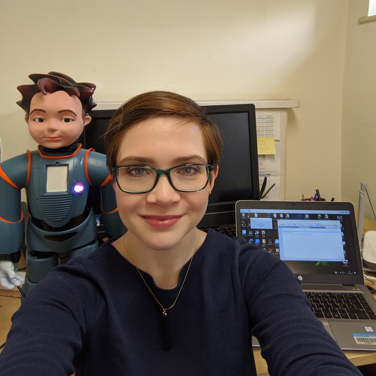 Dr Alyssa M. Alcorn (@a_m_alcorn0131) on Twitter photo System selfie! Firing up the <a href="/DeEnigma_EU/">DE-ENIGMA Project</a> equipment one last time, as we prep for our final project review next week. I Think Zeno is judging me over my shoulder because it took me so long to remember all the steps and get everything working again! System selfie! Firing up the <a href="/DeEnigma_EU/">DE-ENIGMA Project</a> equipment one last time, as we prep for our final project review next week. I Think Zeno is judging me over my shoulder because it took me so long to remember all the steps and get everything working again!
