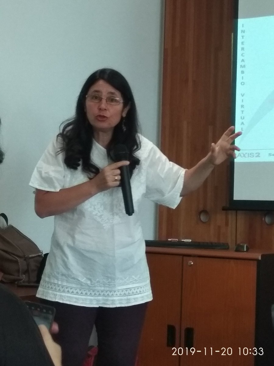 Silcarpa's tweet photo. @StephaniMangano por @Udelaruy y Claudia Cabrera por @cfe_anep  comparten bases y resultados del proyecto #PRAXIS2 https://t.co/UjlaRrSRqP
