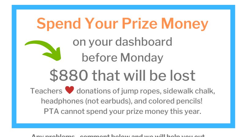 Don't let the Read-a-thon money go to waste. <a href="/FranconiaES/">Franconia Elementary</a>