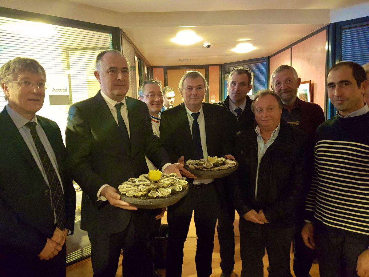 Conseil du comité national de la conchyliculture <a href="/CNCFrance/">Comité National de la Conchyliculture</a> pour souligner la réussite des premiers producteurs européens de coquillage. @Min_Agriculture