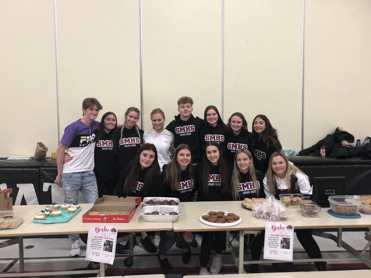 StMarkOCSB's tweet image. Congratulations to this amazing group of students from our Key Club who organized a bake sale in support of one of our former students battling cancer. Modelling the Gospel values for all of us - well done Lions! #myStMark #ocsb @OttCatholicSB