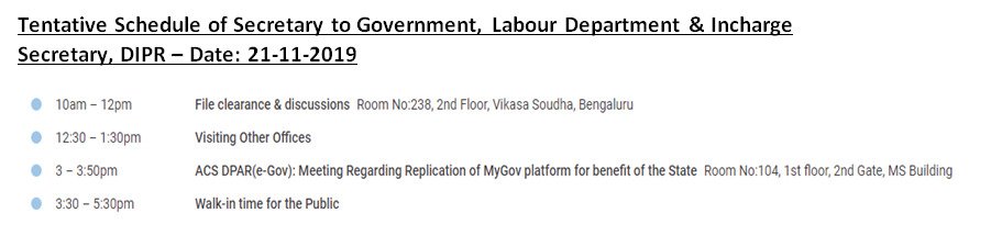 Secretary, Labour Department, Govt of Karnataka. (@labourdeptgok) on Twitter photo 