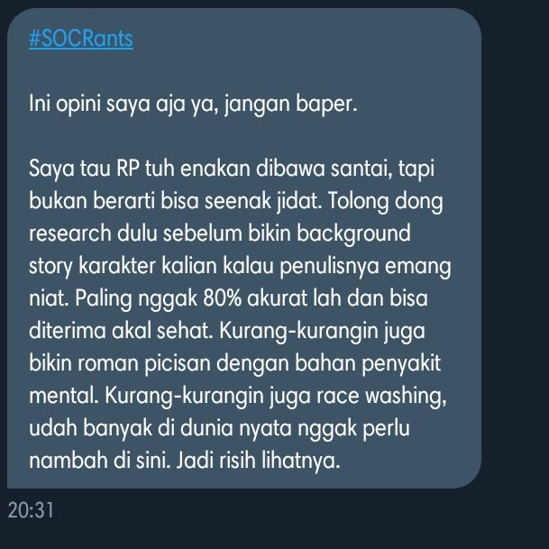 ShoutOut3Sub's tweet image. 2. #SOCRants 

Memang riset adalah yang terpenting.