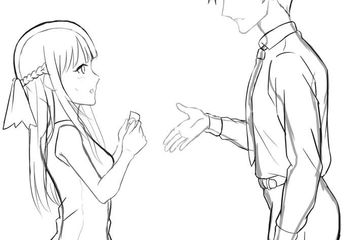 うちのゆかりちゃんとPちゃんが出会うシーン 