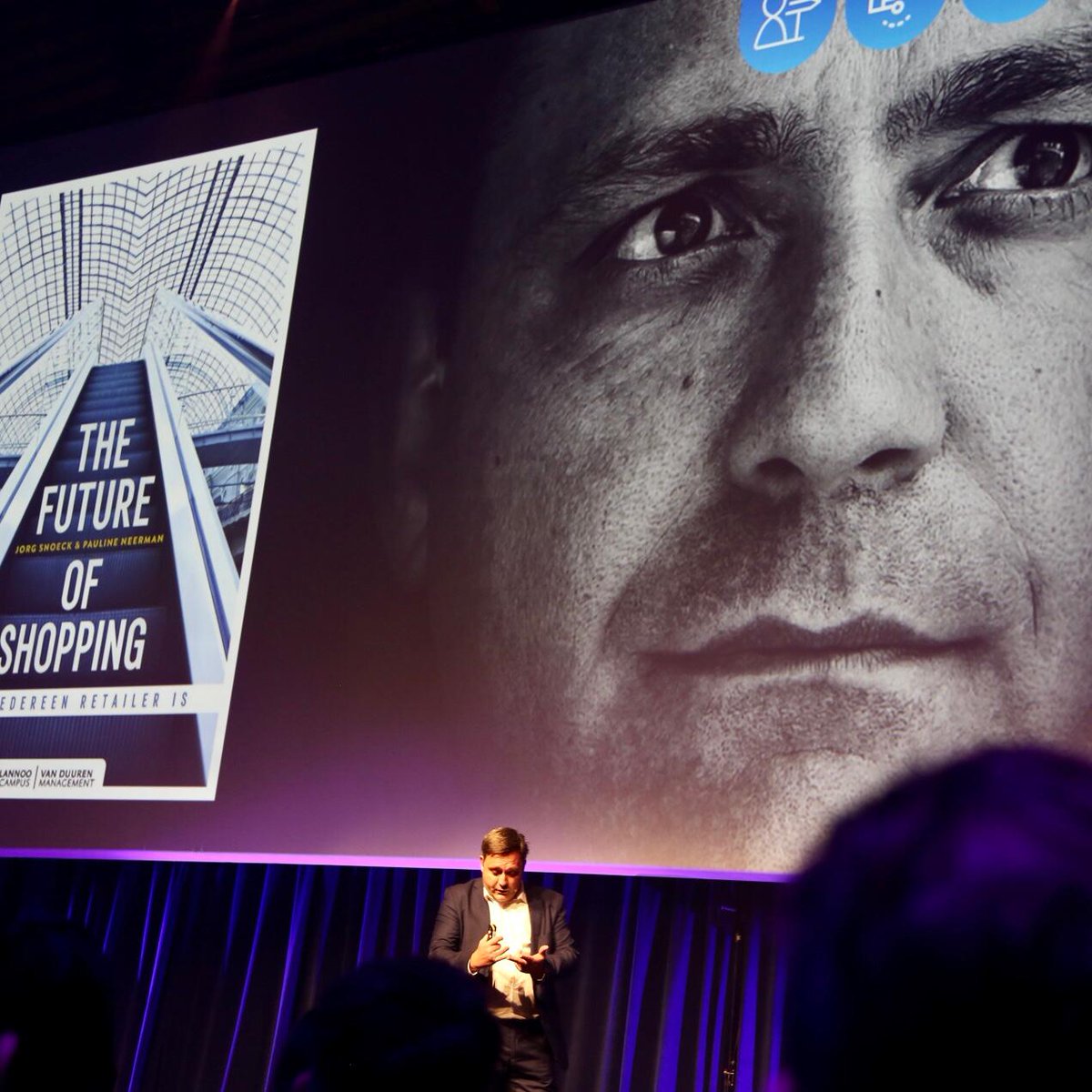 ProximusNXT's tweet photo. @captainofretail: “The future of retail is about #coopetition. Collaboration is key to win in retail”. #ThinkThings19 https://t.co/NxauSCYLnN