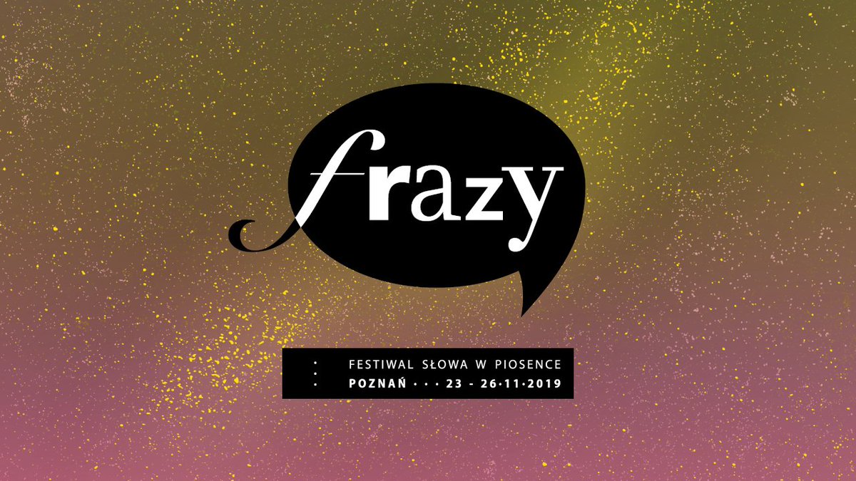 cikpoznan's tweet photo. W sobotę (23.11) rozpocznie się w Poznaniu #Festiwal #słowa w #piosence #FRAZY. Szczegóły poniżej #Poznan #wielkopolska #tekst #piosenka #kultura
https://t.co/KRDZOJW2E9 https://t.co/O1ERbstGpt