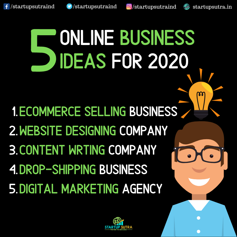 startupsutraind's tweet photo. Check out this 5 Online #businessideas for 2020! 
.
Know more :- https://t.co/UVwKKCd2Tb 
.
#startupideas #onlinebusinessideas #business #ideas #2020 #viral #trending #entrepenuer #success https://t.co/GmuJNi6w9Q