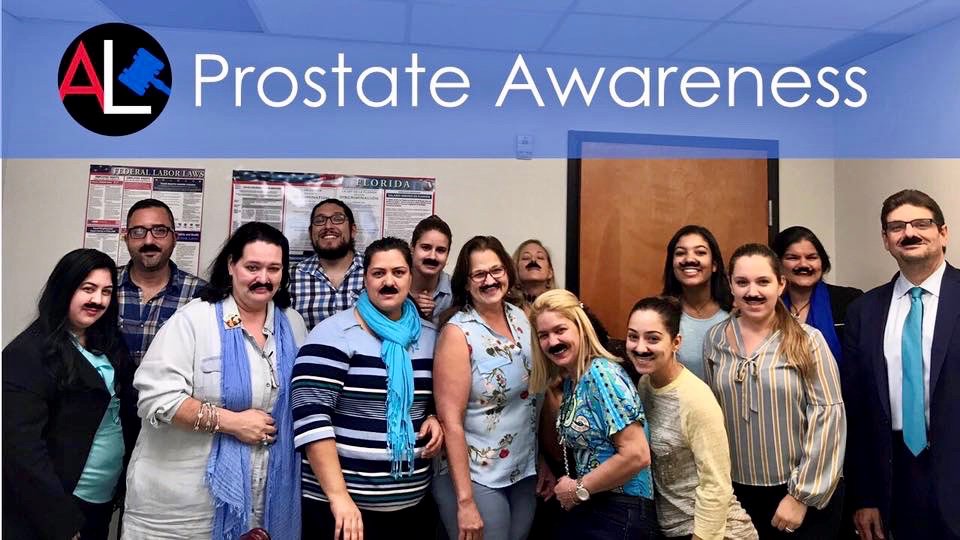 JusticiaLealtv's tweet image. Angel F Leal Jr PA apoya el Mes de Concientización sobre el Cáncer de Próstata #Movember #ProstateAwarenessMonth vestido de azul claro con bigotes Abiertos miércoles 8:30-5  T: 305-856-3139; 2001 NW 107 Ave Suite 230 Doral, FL consultas@angelleal.com y angelleal.com