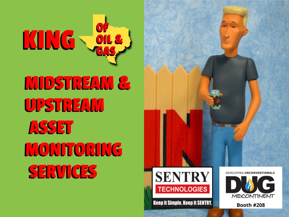 Sentryti's tweet image. Check out that ding dang pump jack....uhhhh, #oil&amp;amp;gasmonitoring service down at that 'ol Sentry Technologies - sentryti.com . #DugMidcon booth 208.  That Jeffers guy'll explain all that complicat....uhh he'll help you out.