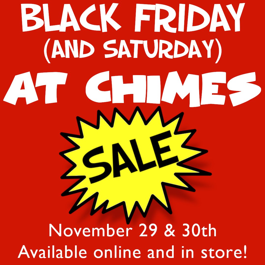 chimesmusic's tweet photo. IT'S COMING SOON! Watch this space for more details...

#blackfriday #saleday #musicshop #musicretailer #smallbusiness #violinstrings #sheetmusic #discounts #shoptillyoudrop #greatdeals https://t.co/e48fLbQxPD