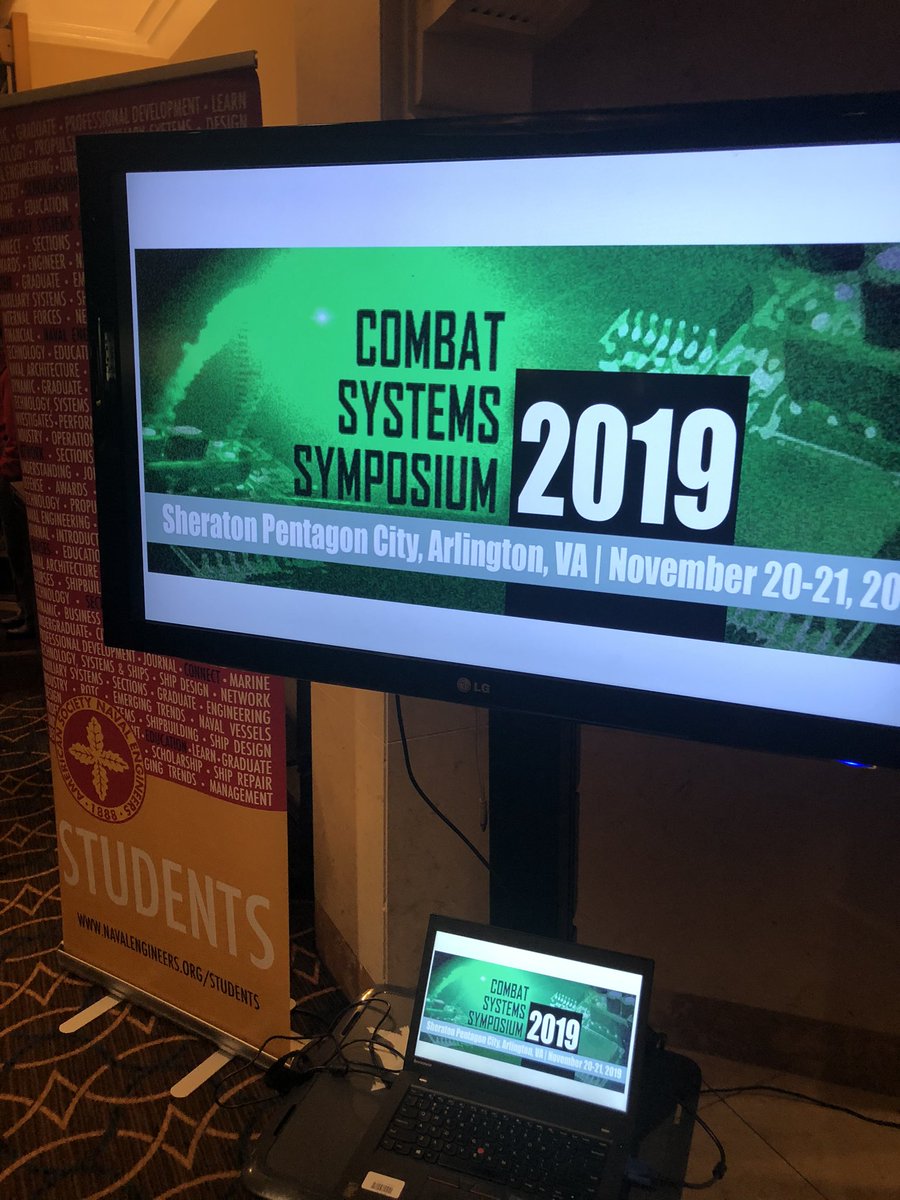 Excited for the <a href="/NavalEngineers/">ASNE</a> Combat Systems Symposium with @TCWTitans engineering and JROTC students. 

#futureengineers #engineering