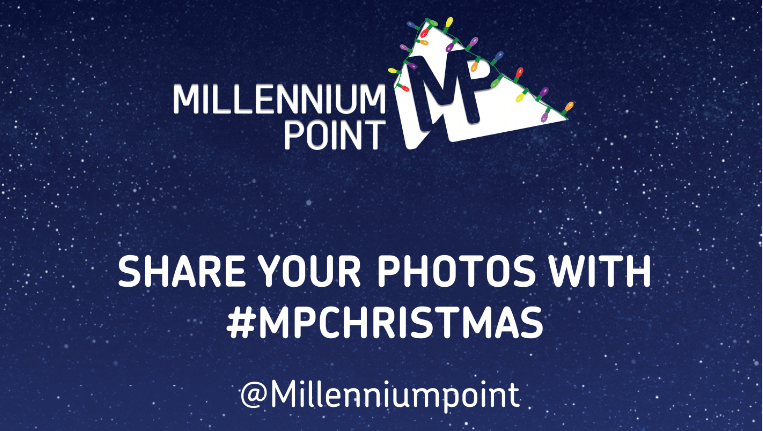millenniumpoint's tweet photo. WIN a £50 Amazon voucher with Millennium Point! 🙌🛍️

To enter, take a picture on your visit to our winter wonderland &amp; include #MPChristmas within the caption...🎄

✅ Whoever takes the best FESTIVE photo WINS! 🤳

1x£50 voucher will be given away every Friday until 20/12/19! 📸 https://t.co/5FBaMCn6eW