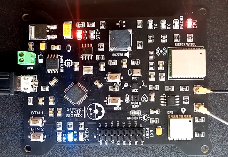 phinalabs's tweet photo. Successfully done testing the STM32L052-Sigfox kit, ready for final design😎. Interesting what you can do with 12 bytes of data🤖, test firmware/pinout https://t.co/MuMZzxjd6V Thanks to @Ngesa254 and his IoT team at @LiquidTelecomKe . @ST_World @ngoiri_mercy @sigfox https://t.co/6IzZR9gQnU