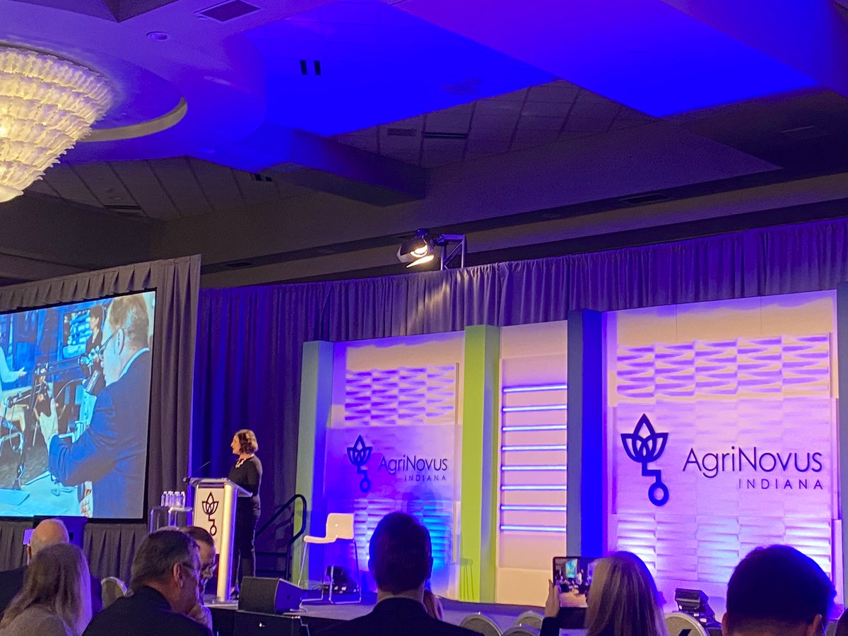 “Technology alone won’t create a successful future, you need people!” Beth Bechdol CEO <a href="/AgriNovusIN/">AgriNovus Indiana</a> #AgriNovusSummit #Indiana The future of Economic Development