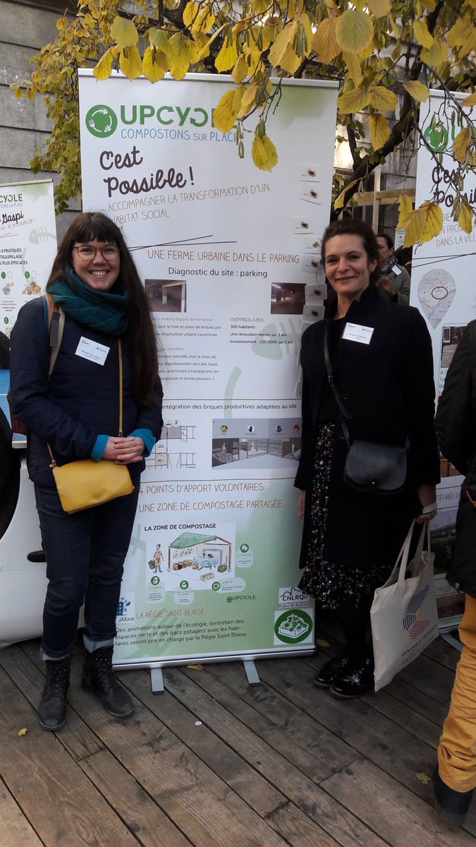 SiTesJardin's tweet photo. Super événement autour du #compostageélectromécanique et des #biodéchets organisé par @UpCycle aux #GrandsVoisins. @SiTesJardin et le @CNLRQ y présentent la future ferme urbaine du 20e portée par la #Régiedequartier ! @BoiteChampignon @AFAUP_Asso #Agricultureurbaine @Veniverdi https://t.co/vSOI2u1j7G