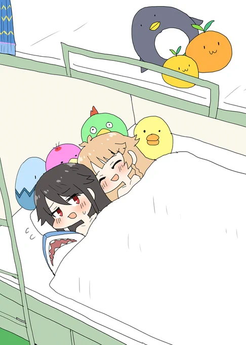 仲良しなシロちゃんとココちゃん #はいふり 