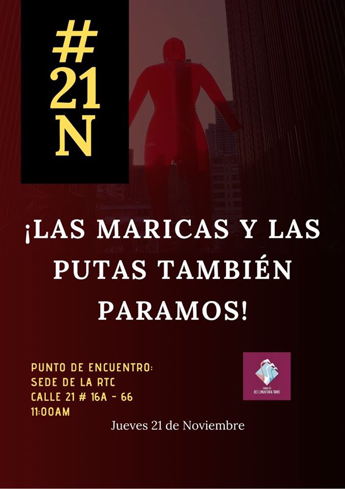 #YoMarchoEste21 
Para nadie es un secreto que nos encontramos en un momento de retroceso en materia de los derechos alcanzados para las personas trans y los sectores LGBI, esto en parte por la llegada de un gobierno autoritario de derecha abiertamente anti-LGBT <a href="/IvanDuque/">Iván Duque 🇨🇴</a>