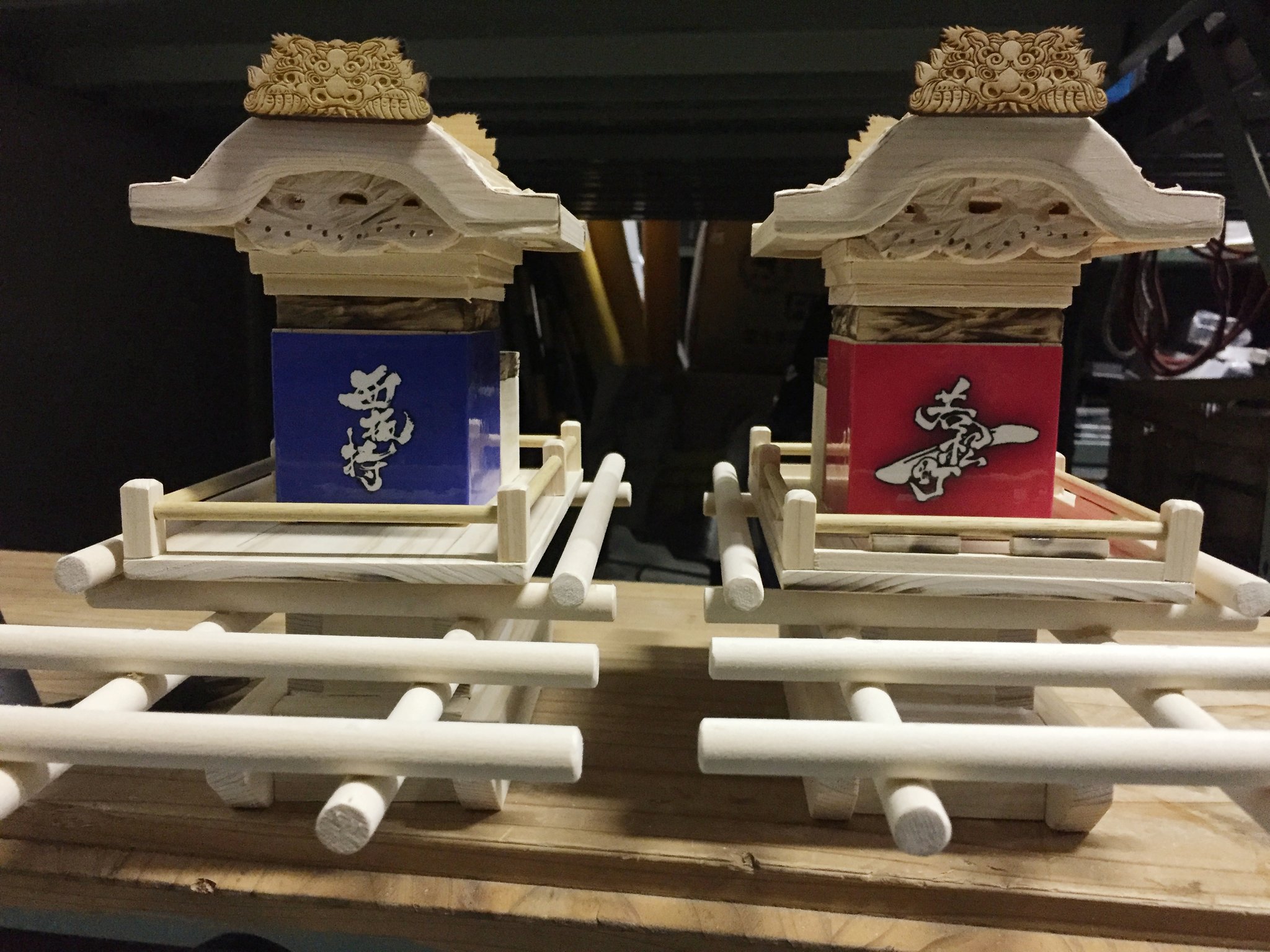 ミニだんじり 1台限り】 ミニだんじり だんじり 地車 岸和田 祭礼 宮入｜Yahoo