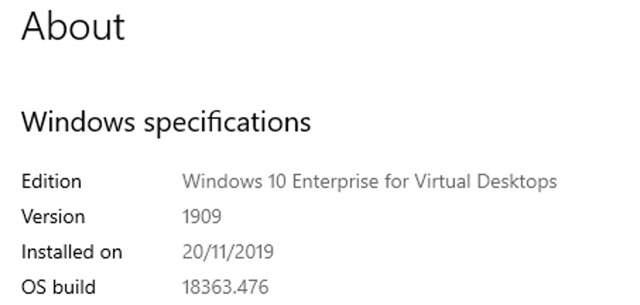 _kolbicz's tweet image. updated my #Windows10 Multiuser VM in my lab to 1909. #SetUserFTA and #SetDefaultBrowser still working 🥳