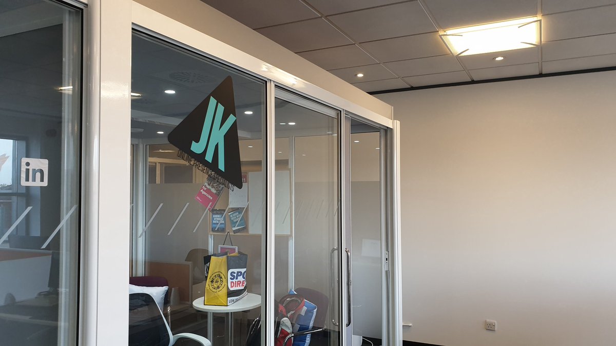 Got some stickers on our office ready for the Business Terrace Networking tonight! Great job by <a href="/adplancreative/">Scott Walker</a>!