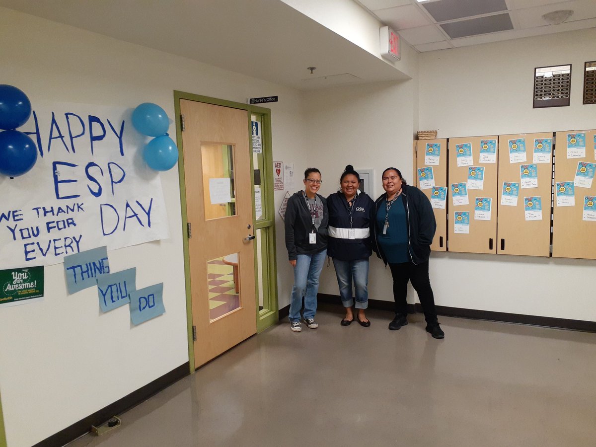 BettyHFairfaxHS's tweet photo. Getting an early start this morning to set up  for Education Support Professionals day! Our ESPs are AWESOME! Thank you for supporting our entire school community and making a difference in the lives of our students!  #WeLoveOurESPs https://t.co/TRk7nDGjtG