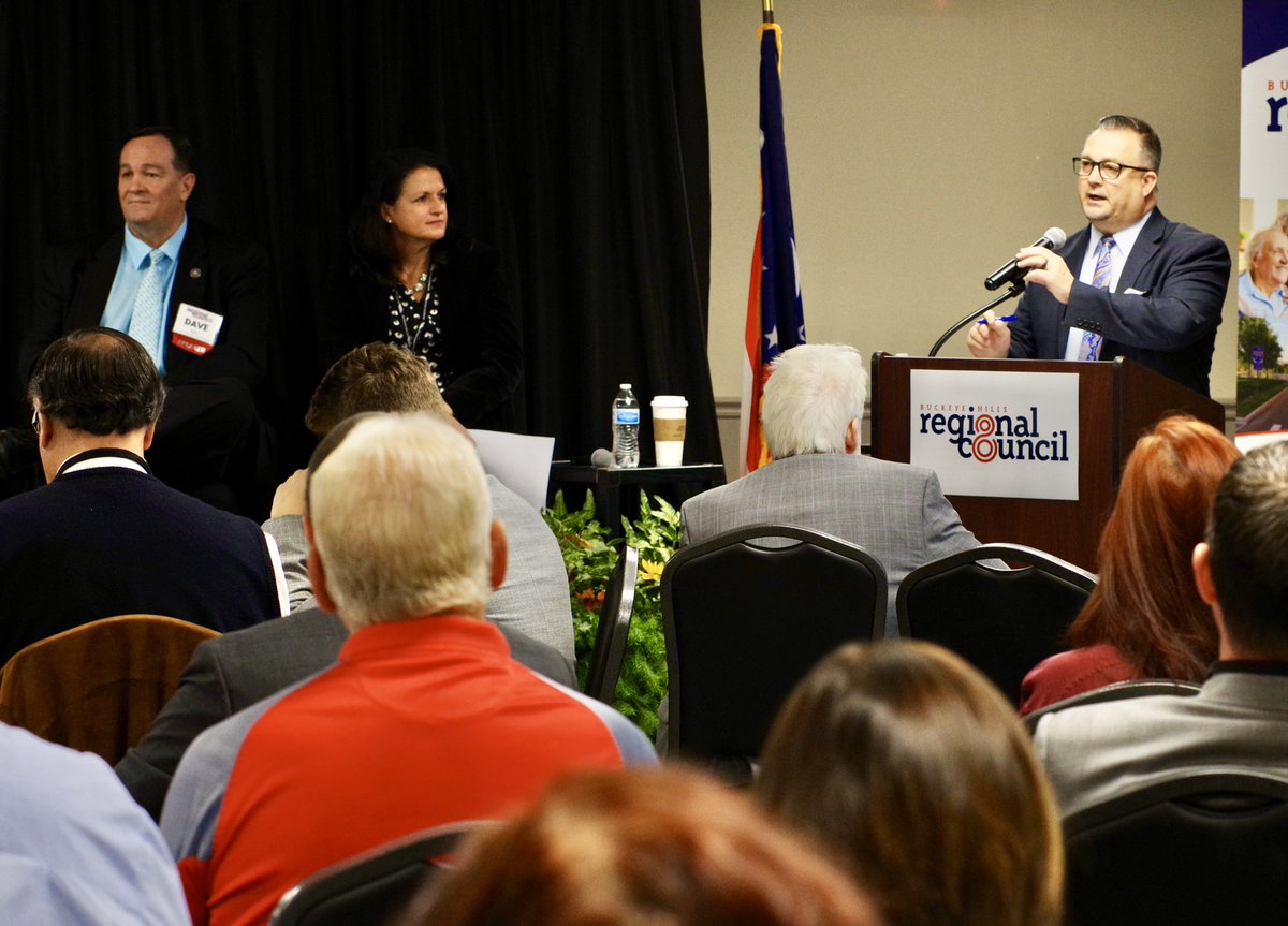 We’re delighted to have <a href="/NADOWeb/">NADO</a> Executive Director <a href="/JoeCMcKinney/">Joe  McKinney</a> moderating today’s Federal Partner Panel for our #SEOhio Policy Summit. #buckeyehills #federalpolicy #southeastohio