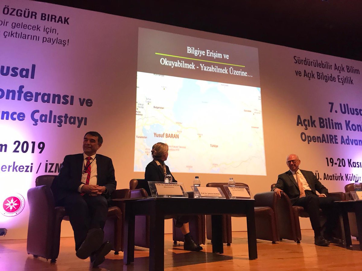 openscience_tr's tweet photo. İYTE Rektörü Prof. Dr. Yusuf Baran #AçıkBilim panelinde konuşmasını gerçekleştiriyor. #AçıkBilim2019 #OpenScience2019 @openaccess_tr @iyteedutr @ysf_baran https://t.co/nTm4LsCSDu