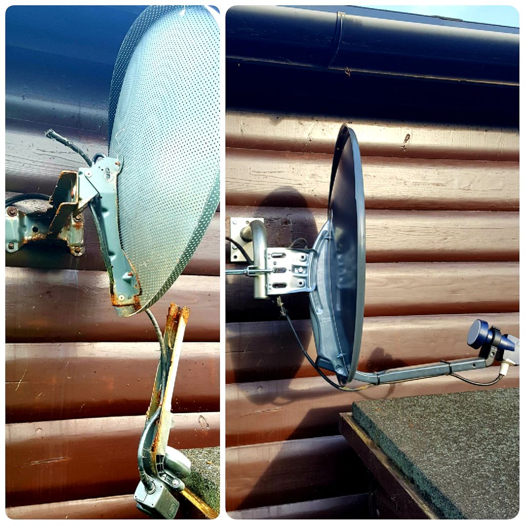 PembsDigital's tweet image. Another rusty minidish replaced today with a professional high gain galvanised dish 👍😁 

buff.ly/2s4gTRZ