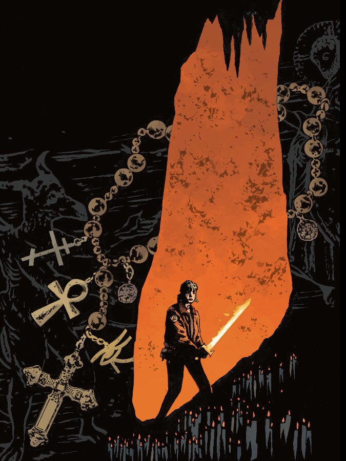 hellboybookclub's tweet photo. TPB cover by Campbell and Stewart. We discuss “B.P.R.D. Hell On Earth: Exorcism & The Exorcist,” on this week’s podcast #hellboybookclub #podcast #bprd #mikemignola #cameronstewart #mikenorton #scottallie #davestewart #laurencecampbell #ashleystrode https://t.co/j5NnomJivm