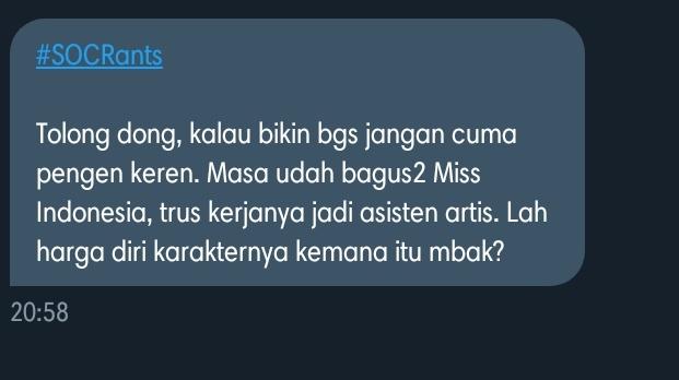 ShoutOut3Sub's tweet image. 9. #SOCRants 

Sudah mulai ngegas rupanya saudara-saudara sekalian.