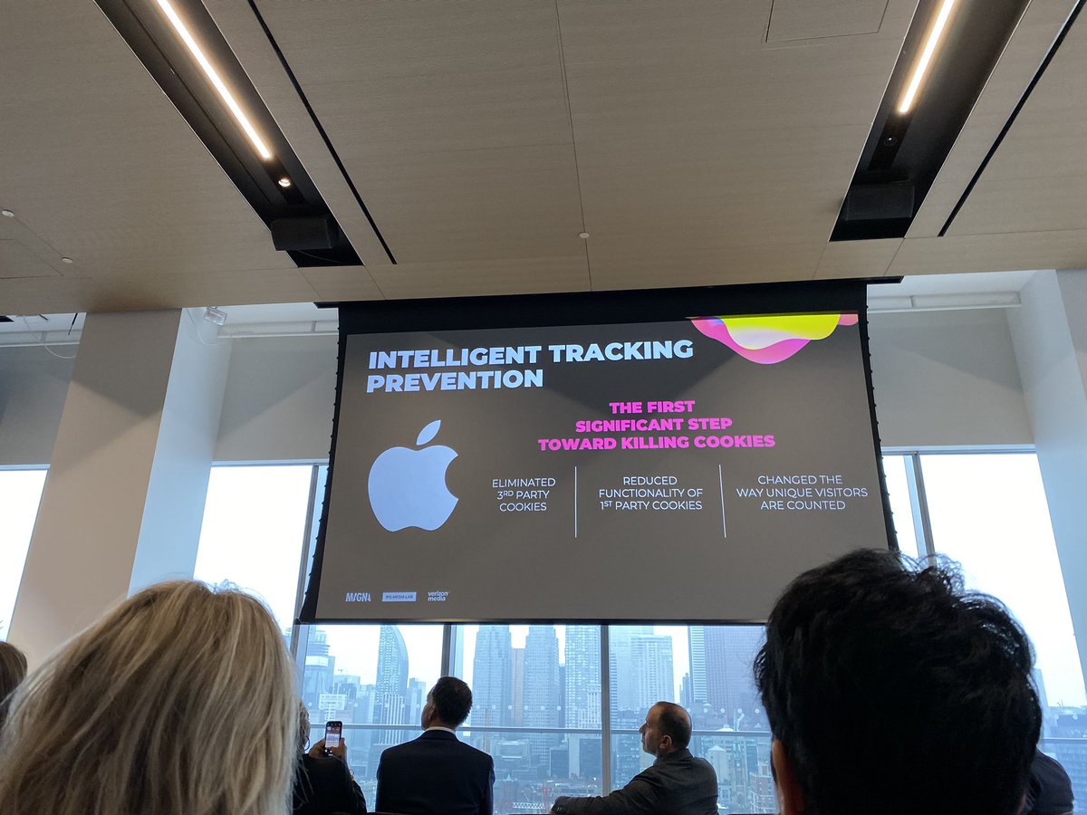 TiffUp's tweet photo. The beginning of the death of the web cookie. #IPGMBNewReality https://t.co/LKESV37DyQ