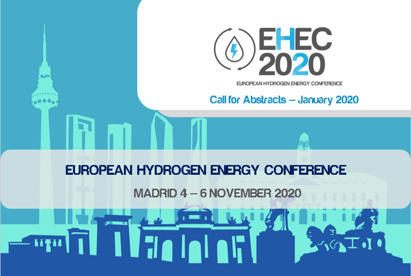 📢 Save the date! The European Hydrogen Energy Conference (#EHEC2020) is coming to #Spain (#Madrid) next year.
📅 4-6 November 2020.
Don´t miss Europe's #conference of reference in the field of #hydrogen #energy!
ehec.info
#HydrogenNow #Hidrógeno