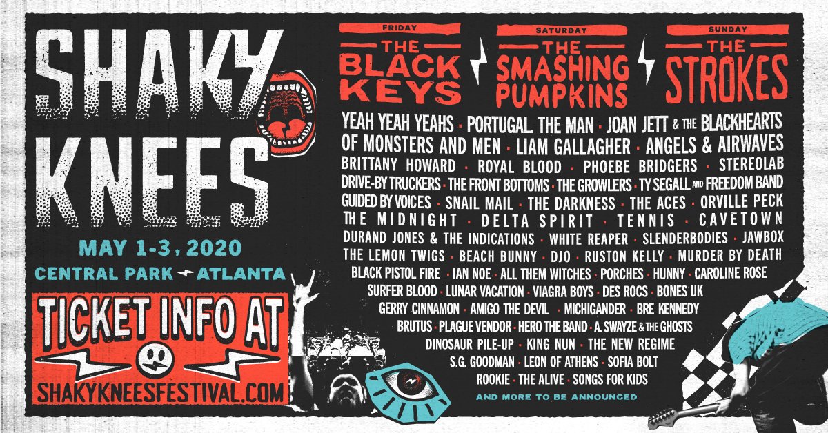 Shaky Knees 2020 Lineup | TigerDroppings.com