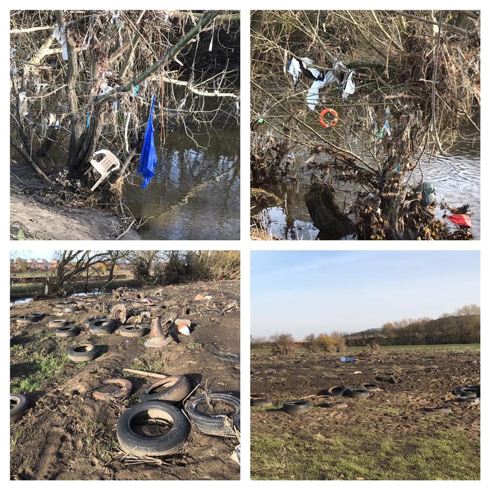 elaronndyUSA's tweet photo. The recent flooding in South Yorkshire continues to impact local communities including wildlife sanctuaries and areas of outstanding beauty. Photos of after and before the floods and the debris left behind.  @BBCBreaking Photo credit to @elaronndy https://t.co/OV3mcp2QDH