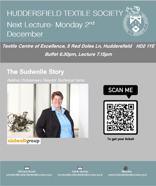 Come and hear the Sudwolle story; by Bettina Christensen, Director, Technical Yarn. Free lecture: The Sudwolle Story Mon, 2 Dec' 2019 6.30-8-30 to register &amp; more details eventbrite.co.uk/e/the-sudwolle…