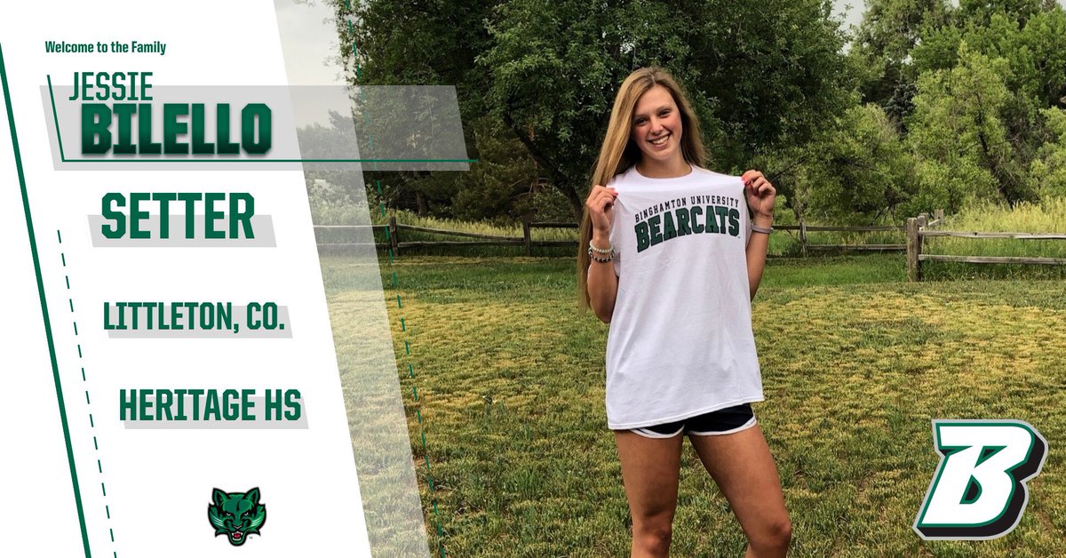 BinghamtonVB's tweet photo. We add Jessie Bilello in as a setter next season. Welcome to the Family! #BingPride https://t.co/SBId1R7DMe