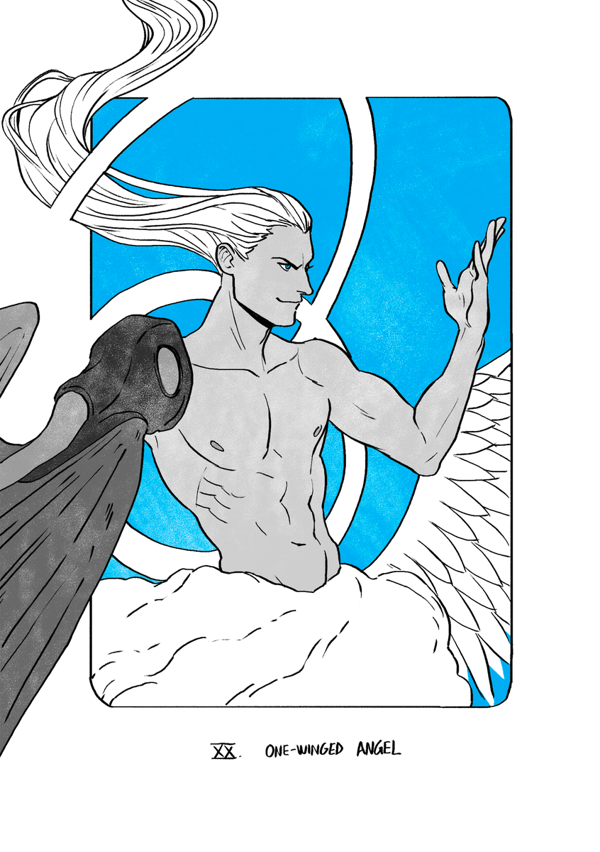 20th day - One-Winged Angel #huevember2019  #FinalFantasyVII