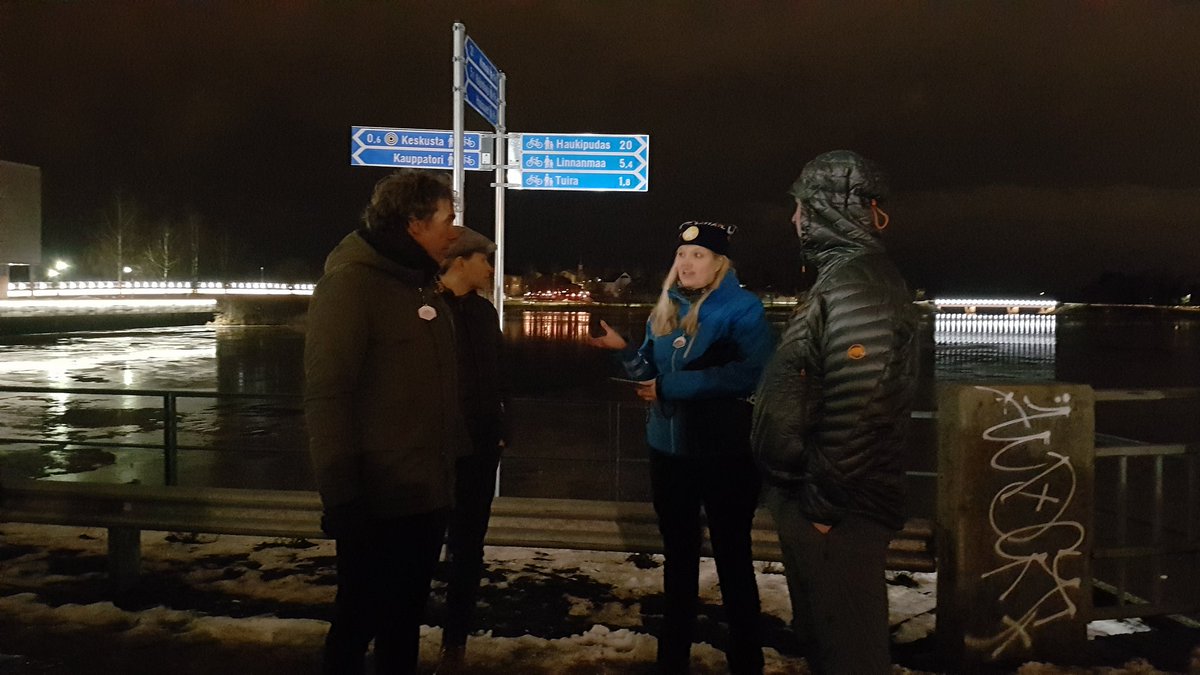 LUCIassociation's tweet photo. Cities at #LUCIcmOulu see lights of #Oulu #Oulujoki River Delta & its bicycle & pedestrian bridges -winner of @LDAwards 2017 hon mention
@VALOAdesign @oulunkaupunki #riverlighting #bridgelighting #riverscape #mobility #LUCInetwork https://t.co/J2CZoFQI7J