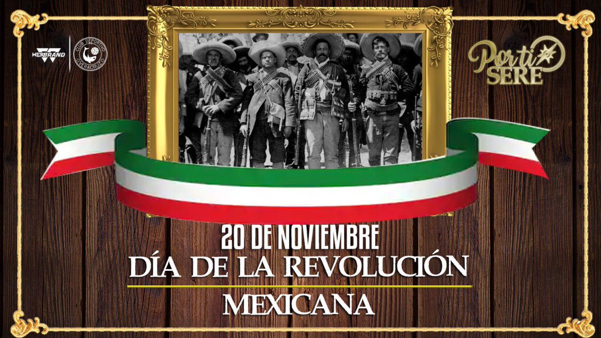 Hoy se conmemora el 109 aniversario del inicio de la #RevoluciónMexicana 🇲🇽

Considerado el hecho más importante de nuestro país en el Siglo XX. 

#PorTiSeré 🔴🔵 ⚓️