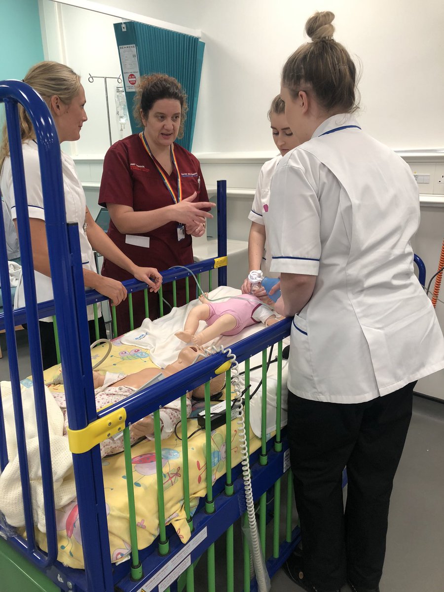 UniS_ChildNurse's tweet photo. We enjoyed another successful real time Sim session with our Sept 17 students.We were so impressed with your decision making skills and ability to adapt to different situations including the deteriorating child.Well done #simultion #studentpaedsnurse @UniS_ChildNurse @UniOfSurrey https://t.co/OkdxKOrCjl