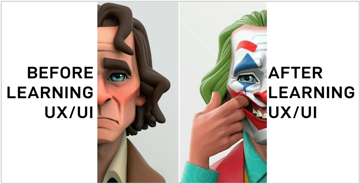 UXUISchool's tweet image. “Before UXUI School, I used to think that my life was a tragedy. But now that I’m a #UX Designer I realize, it’s a comedy.”🤡 It’s getting crazier out there. Everything makes more cents as a UX/UI Designer. Jumpstart your career at uxui.school today! 👽 #learnUXUI