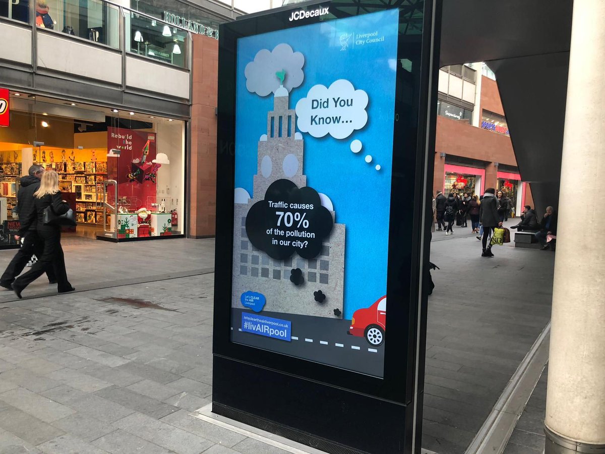Liverpool City Council On Twitter Have You Spotted Any Of Our Livairpool Signs Around The City Let S Clear The Air Liverpool Find Out What You Can Do To Help Combat Poor Air