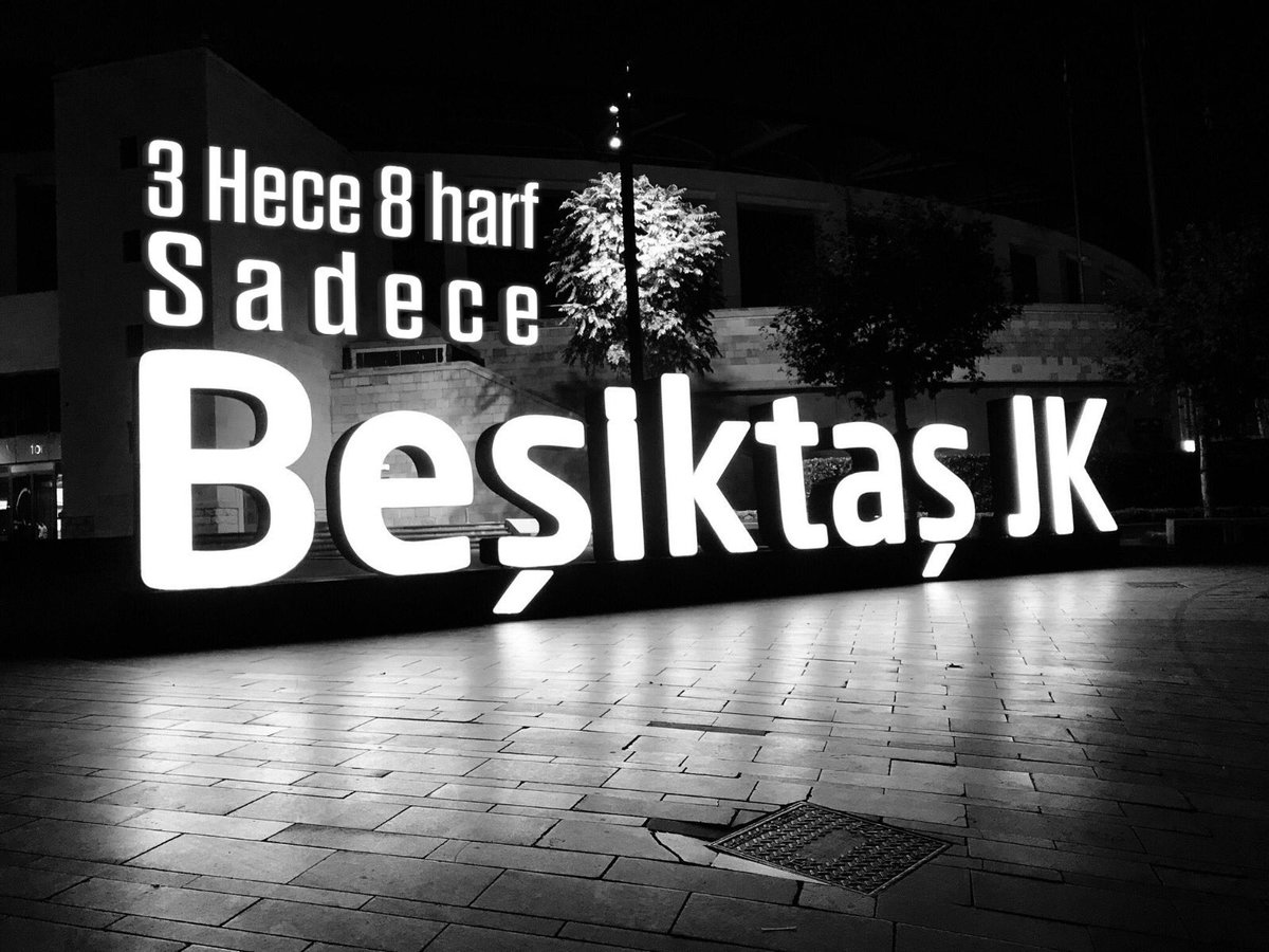 3 Hece, 8 Harf 
#SadeceBeşiktaş