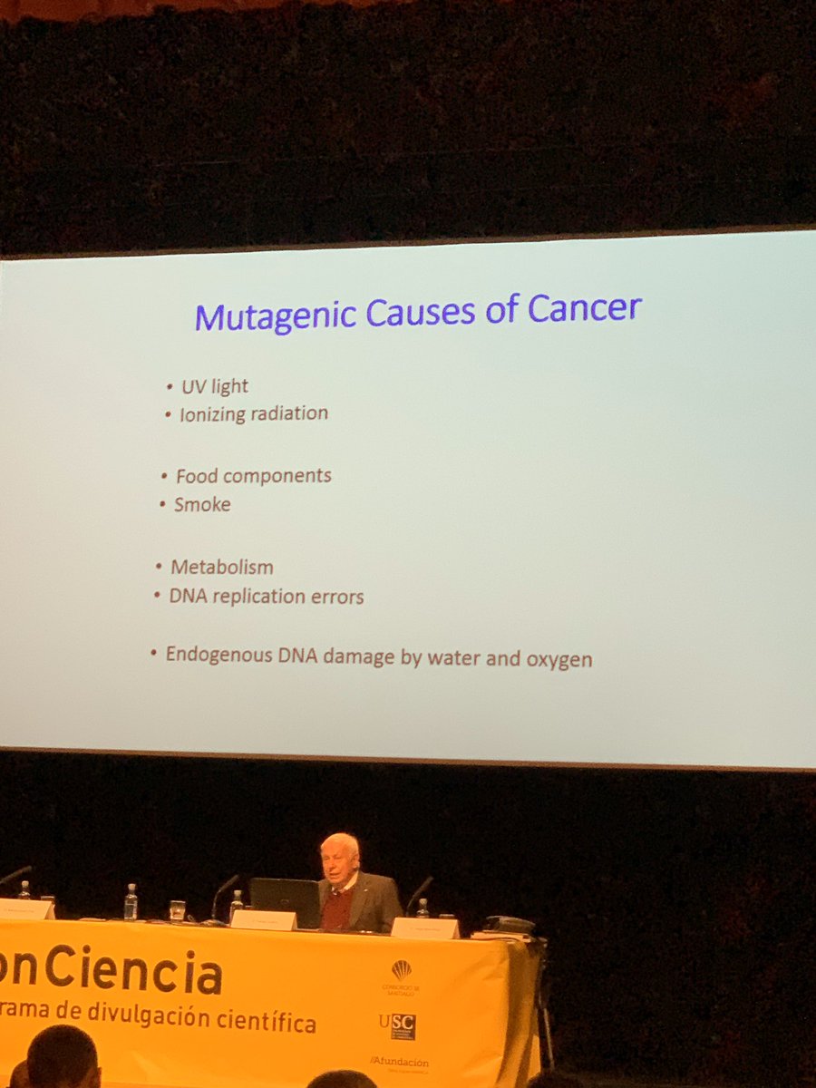 RU_Rosaleda's tweet image. Mutagenic Causes of Cancer
🧬 #TomasLindahl

#ProgramaConCiencia