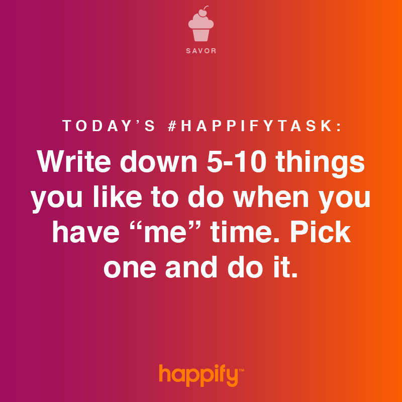 Twill_happify's tweet photo. How did you spend your "me" time? #happifytask https://t.co/Zkxbd2hZCa