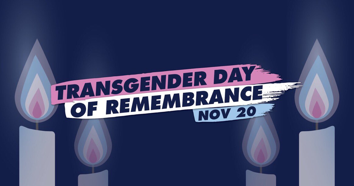Today is #TransDayofRememberance. It's a day to celebrate the memory of those we've lost to anti-trans violence, and to appreciate the trans community - in Florida and around the world!

Thank you for being you. We see you, and appreciate you. #TDOR